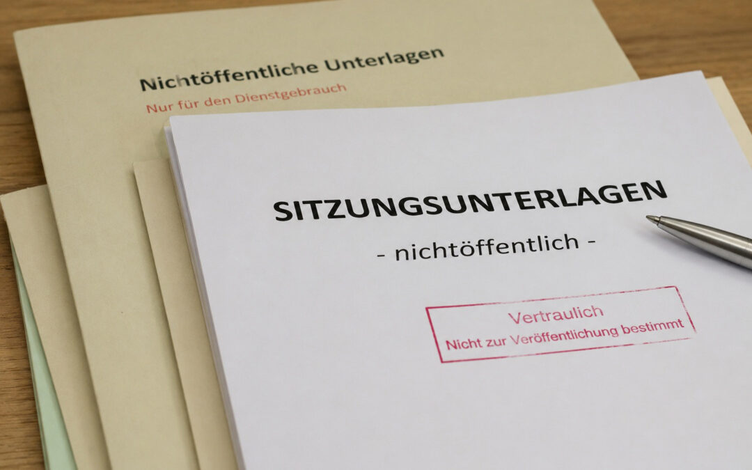 Veröffentlichung vertraulicher Ratsunterlagen muss Konsequenzen haben