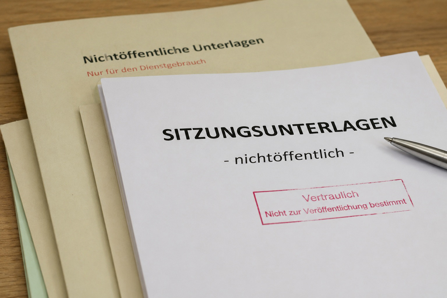 Nichtöffentliche Sitzungsunterlagen